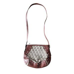 DKNY Print Stud Crossbody Bag